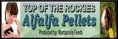 Manzanola Feeds, producer of Top Of The Rockies  Alfalfa Pellets.